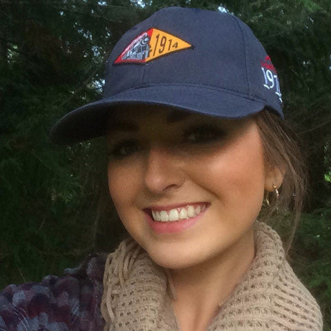 Navy blue An Adventure in 1914 hat